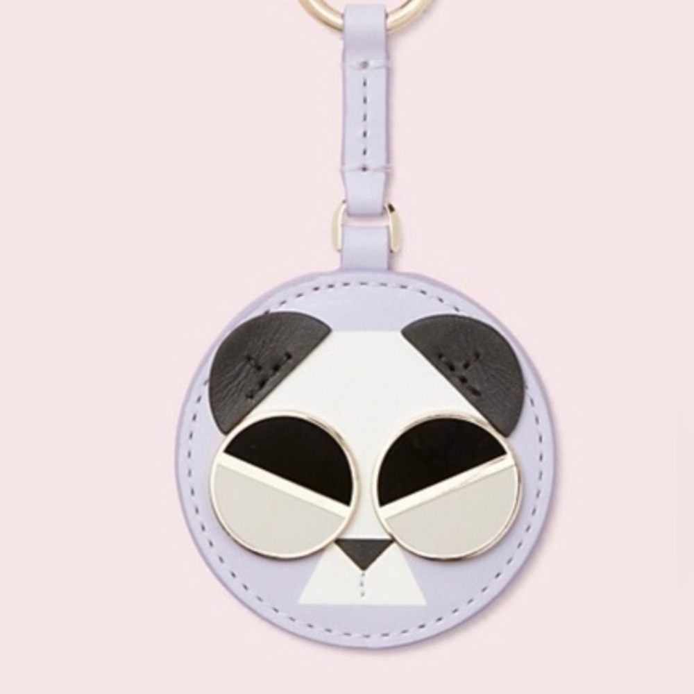Kate Spade Gentle Panda Spademals Keyring Bagcharm With Dustbag NWT